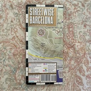 Streetwise Barcelona Street Map City Folded Laminated Spain